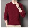 Men's Luxury Plush Fleece Sweater - Thick, Warm, All-Season Casual Wear