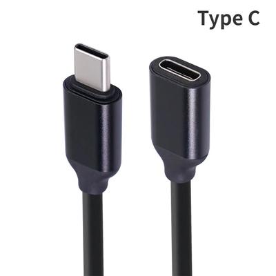 USB C Data Cables 60W Type-C Удлинительный шнур Type-C Male To Female 3A Удлинительный кабель Позолоченный удлинитель Разъем провода зарядного устройства