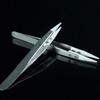 Steel Stainless Ceramic Pointed Tip Tweezer Heat Resistant Antistatic Antiacid
