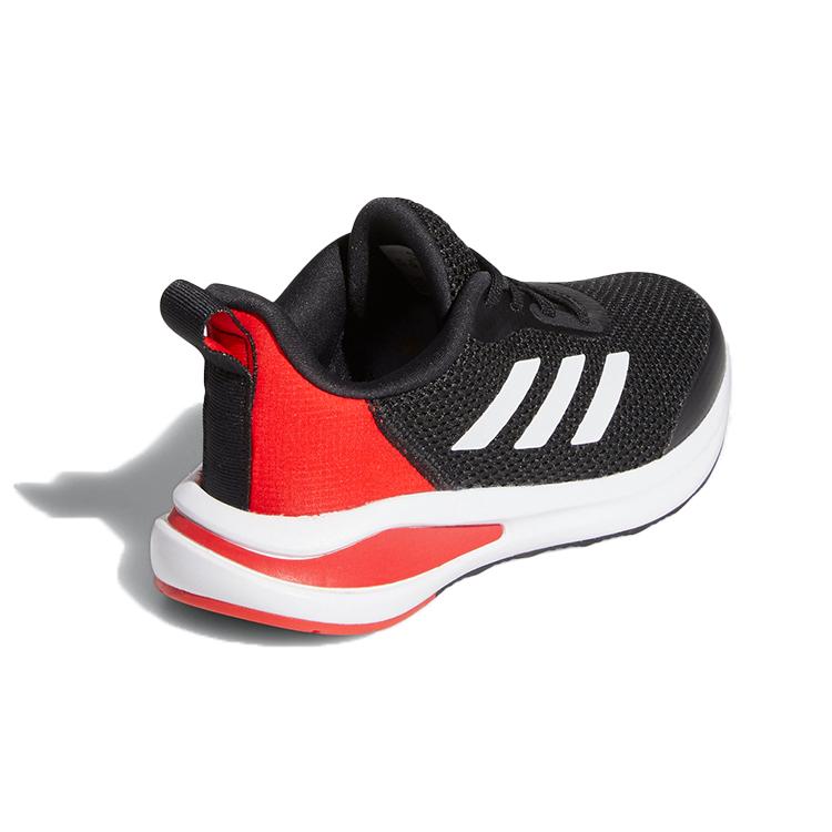 Adidas Fortarun Breathable Low top Kids' Running Shoes Black White Red Kids' FY7911