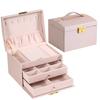 Lock Arch Three-layer Jewelry Box Drawer Style Jewelry Box, Earring Jewelry Storage Box Suitable for All Kinds of Jewelry Storage