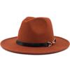 Новая женская шляпа-федора Smiple Outback для зимы и осени ElegantLady Floppy Cloche с широкими полями джазовые шапки Размер 56-58 см