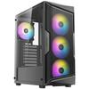 Antec AX27 RGB Elite Case Mid-Tower ATX Vetro Temperato Con Ventole RGB