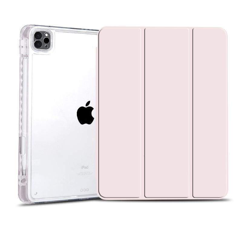 iPad Series Tablet Tri-Fold High-Transparency TPU Protective Case with Soft Case and Pen Slot Place of Origin None