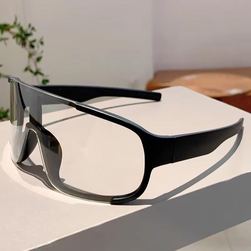 Оверсайз спортивные очки мужские новые зеркальные профессиональные для активного отдыха велосипедные солнцезащитные очки женские ветрозащитные с защитой от УФ-лучей