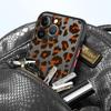 Чехол с леопардовым принтом для iPhone 16 11Pro 13 Mini 7 8 Plus XS Max SE XR 14 Pro 15Pro 12 Матовый чехол