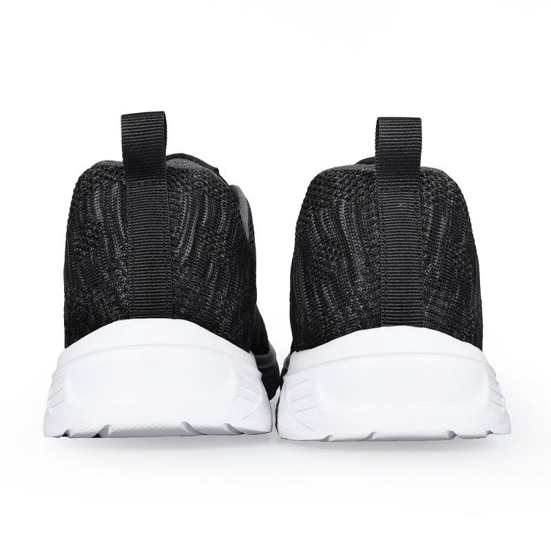 Трансграничные мужские кроссовки для бега Flyknit больших размеров: Амортизирующие, Нескользящие, Мягкая подошва, Дышащая сетка