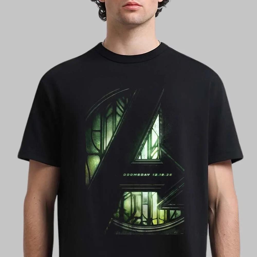 Avengers Doomsday 2026 Poster Art Graphic Cotton Print Tshirts for Men Women Streetwear Fashion ShortSleeve Men Clthing Top