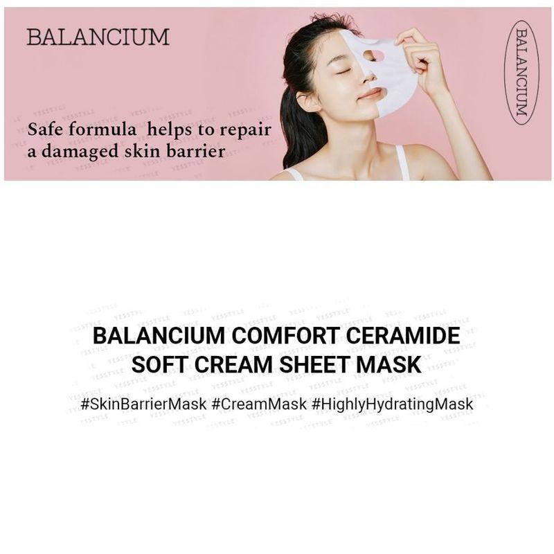 COSRX Balancium Comfort Ceramide Мягкая кремовая тканевая маска