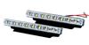 [Generic Goods] Daylight LED 16 Rounds 12 V Universal Left and Right Set of 2 White Mounting Stays Included