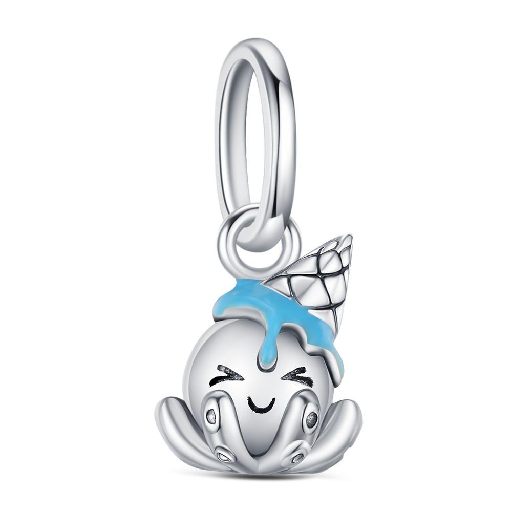 S925 Silver Lucky Month Birth stone Charm Fit Bracelets Diy For Women Pendant Colorful 12 Month Charm
