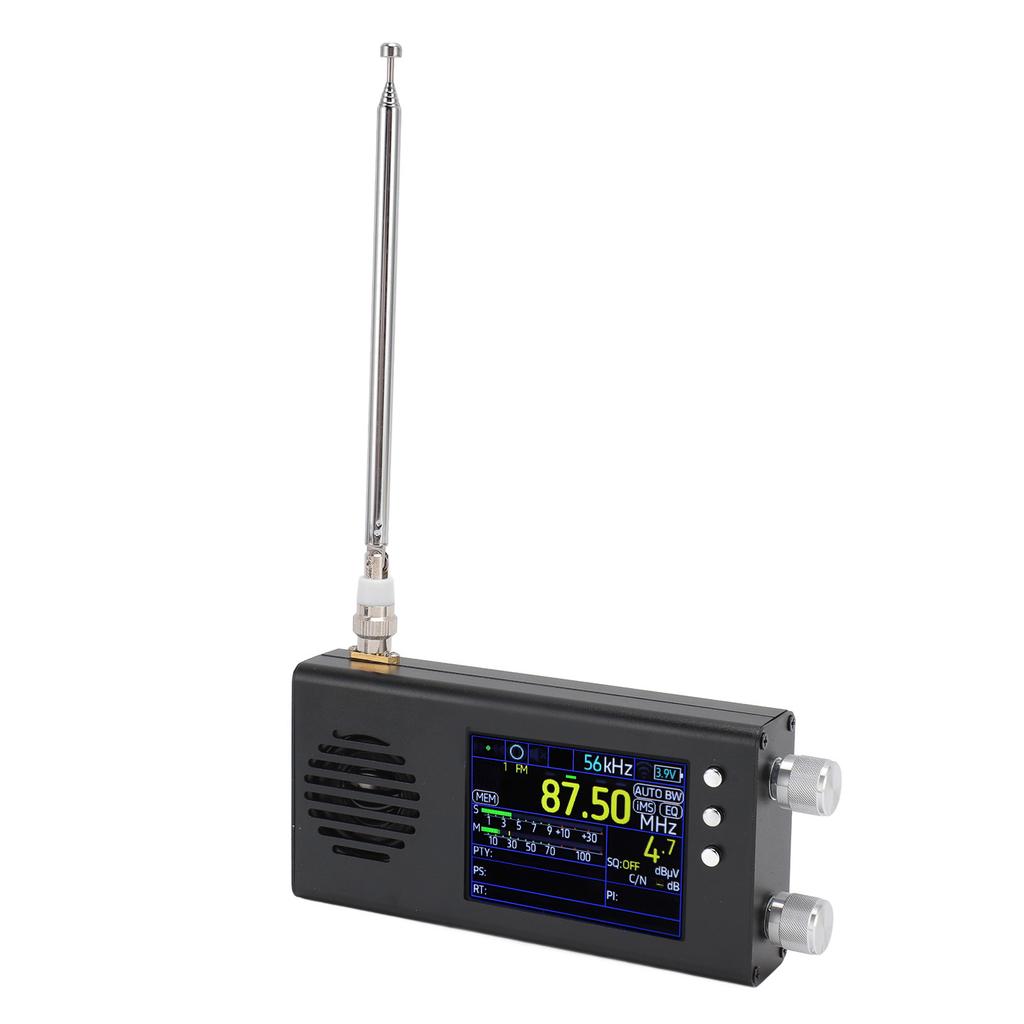 Портативный SSB коротковолновый радиоприемник 3,2-дюймовый ЖК-дисплей Двойные стереодинамики Аккумулятор 5000 мАч AM FM SW CB VHF UHF LW MW Всеволновый радиоприем