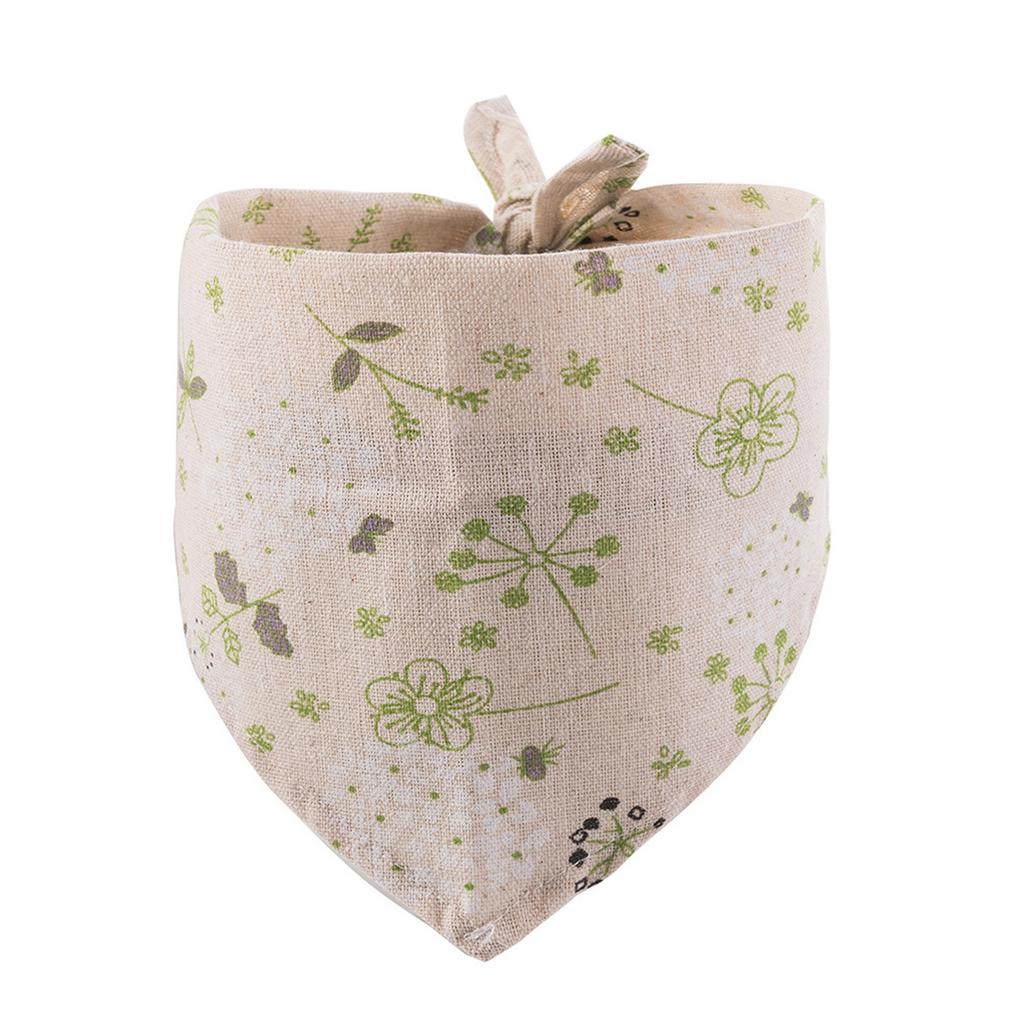 Bib,Dog Scarf,Puppy Bib,Pet Saliva Towel,Flower Pattern Stylish Pet Decorative Pet Printing Saliva Towel Dog Scarf For Small Dogs