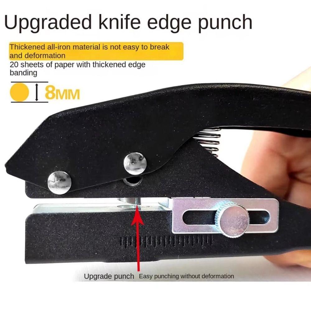 Пробойник Круглый Дырокол 8-15 мм Пробойник для Люверсов Портативные Щипцы для Пробивания Отверстий