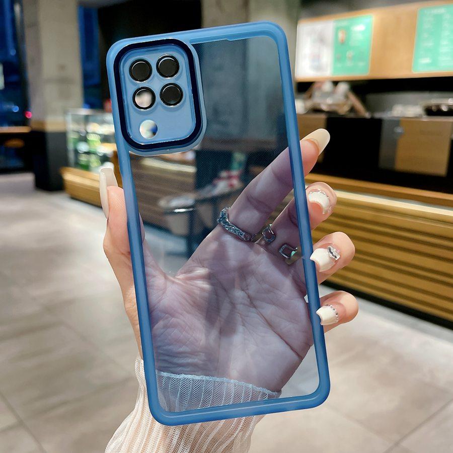 Прозрачный мягкий чехол для телефона Xiaomi 12 13 Redmi Note 8 9 10 11 Poco M5S Samsung Galaxy A04E A04S A21S Huawei Honor Защитная пленка для объектива камеры