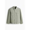HM Utility oversHirt Regular Fit Sage Green