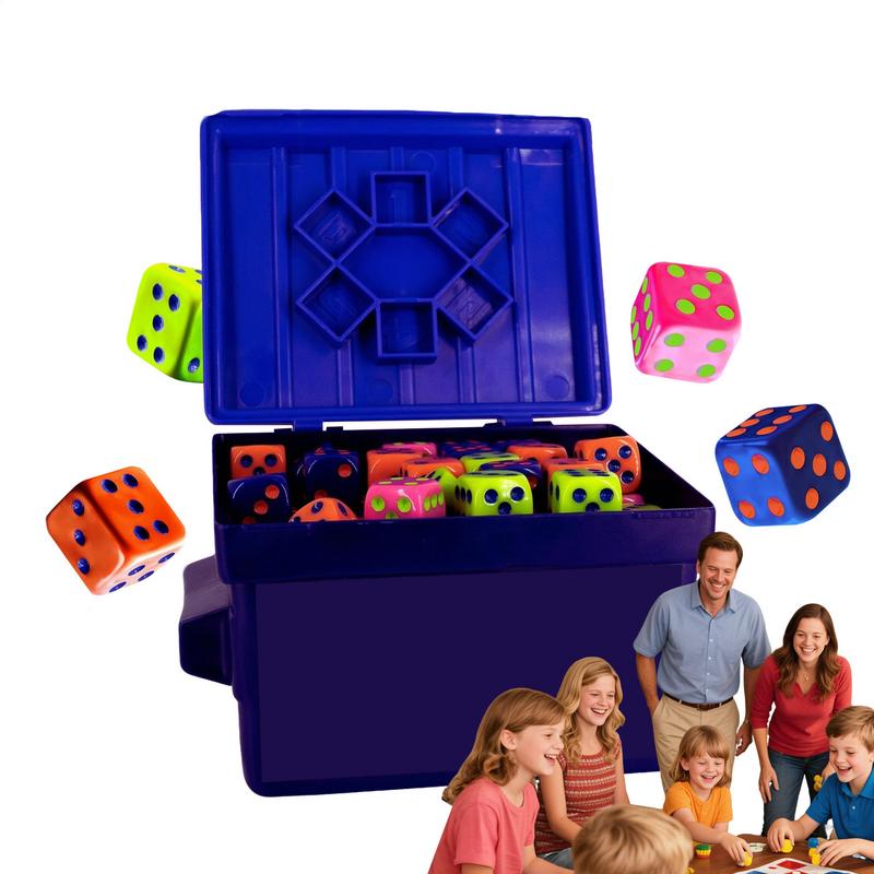 Big Discoverie s Dumpster Dice — динамичная семейная игра в кости, веселая для 4–6 игроков, настольная игра с 80 наклейками в виде кубиков