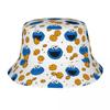 Панама-ведро Cookie Monster для подростков, пляжная шляпа с дискетами, модная легкая шапка для кемпинга, рыбалки, панамская шляпа