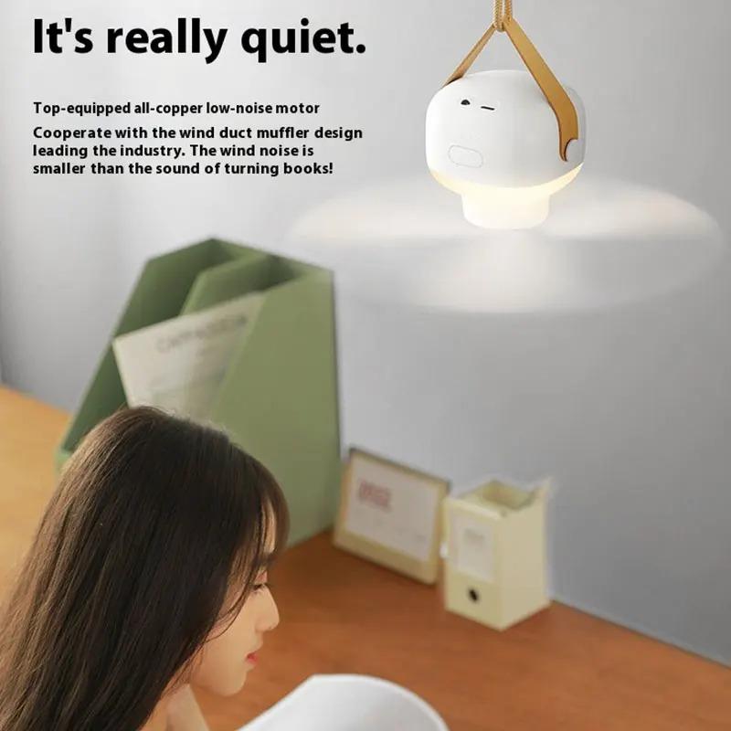 1 шт. портативный потолочный вентилятор перезаряжаемый светодиодный электрический вентилятор для дома и отдыха на природе потолочный вентилятор