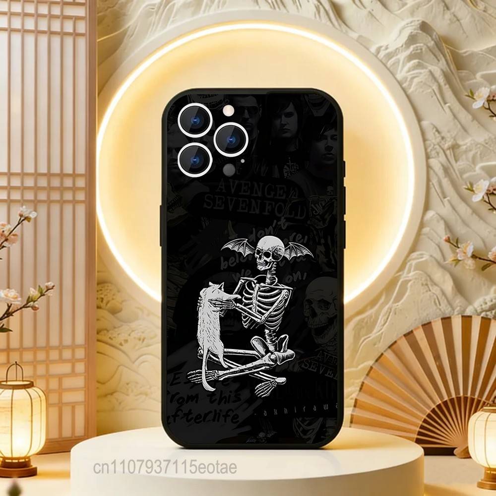 Чехол для телефона Avenged S-Sevenfold A7X Band Для iPhone 12,16,13,14,15,17,11,Pro,Max,Plus,E,Air,Mini TPU Мягкий, приятный для кожи