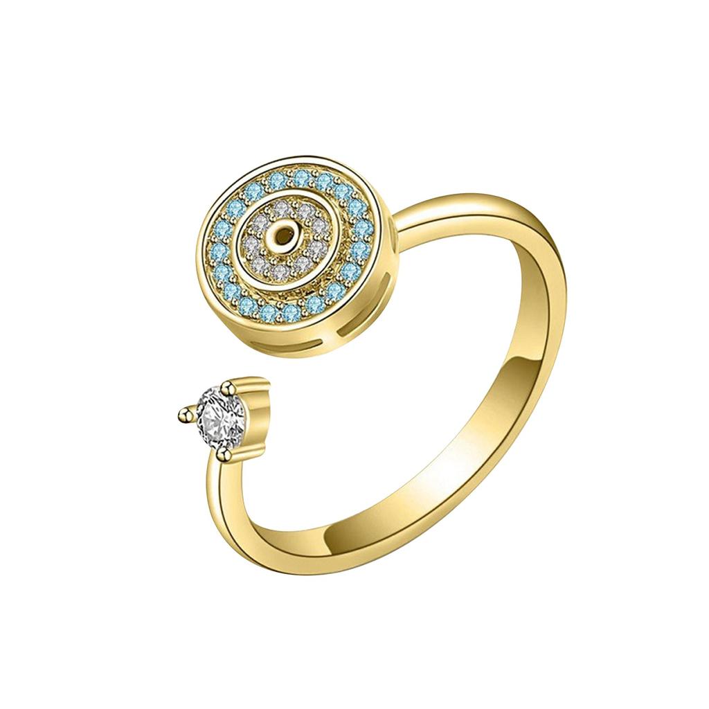 10 мм тревожные кольца для женщин Y2k, ювелирные кольца, бабочки, ромашки, бусины, антистрессовые кольца-спиннеры для подростков, 2022, эстетические