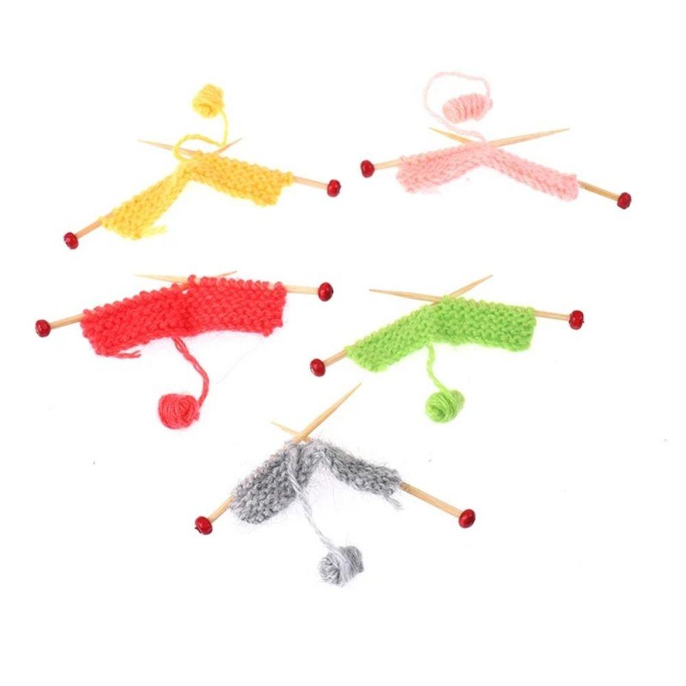 Scene Props Miniature Knit Sweater Model Imitation Dollhouse Simulation Knitting Yarn  Ob11 Toy