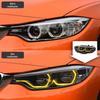 BMW 4 серии (2013-2020) Светодиодная фара F32 со светодиодными поворотниками в стиле M4 и золотистой ДХО