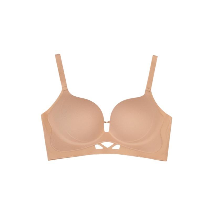 Invisible skin tone underwear Women's small breasts gather, close secondary breasts, anti-sagging, upper support shows large bra cover foundation