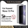 For Huawei Nova 13 Pro Glass IMAK 3D Curved Privacy Tempered Glass Full Screen Coverage Film