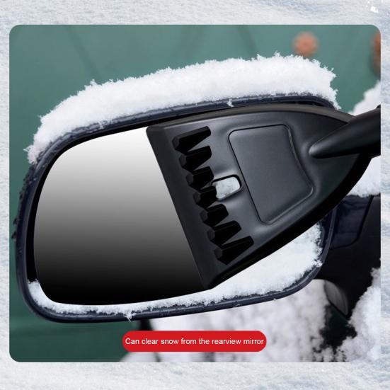 Car Snow Shovel Ice Scraper Multi-Purpose Winter Tool for Windshield Windows Ergonomic Handle Scratch-free Snow Removal Tool