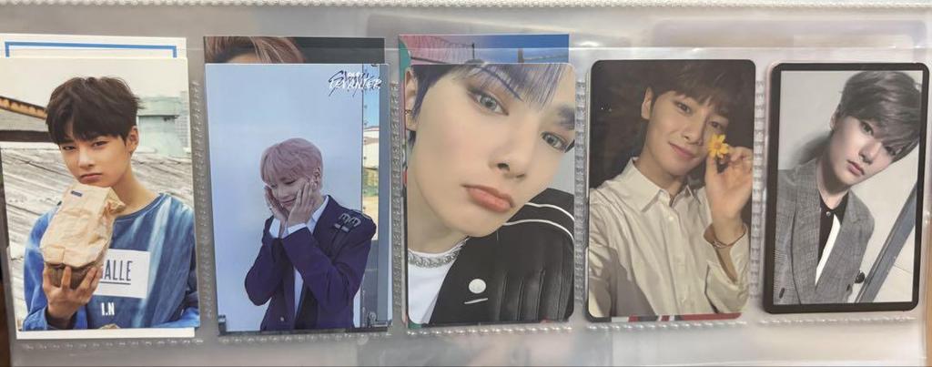 [Б/У] Stray Kids I.N Сынмин Хёнджин Феликс Рино торговые карточки