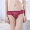 Women's Sexy Lace Transparent Hollow Low-Rise Seamless Briefs Thong M-XL