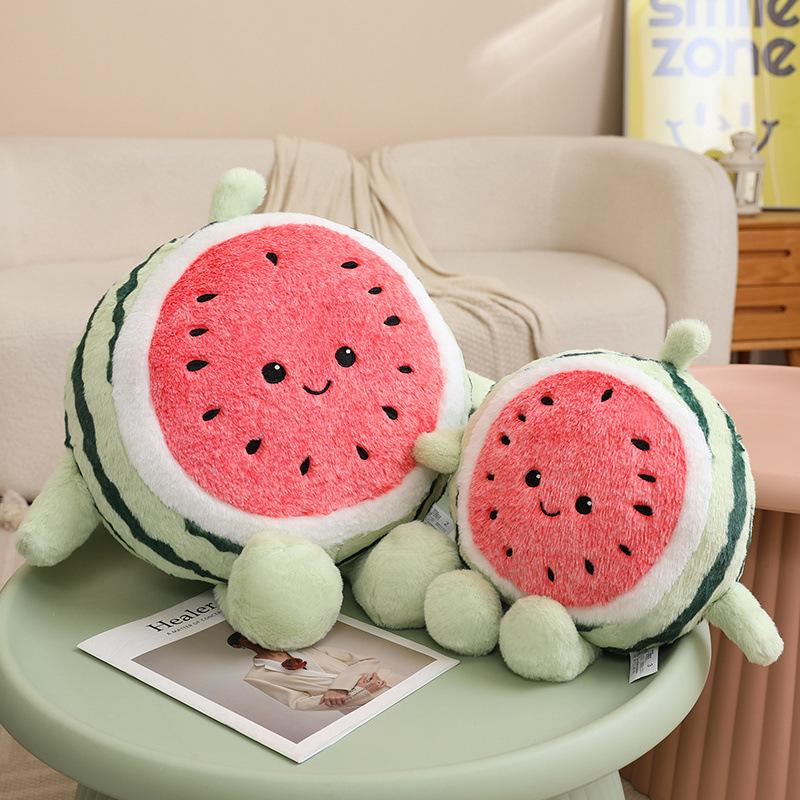 Plush Watermelon Cute Toy Birthday Gift Sofa Stuffed Doll Kids Room Decorations