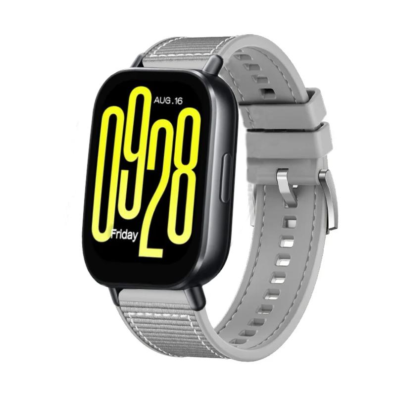 22 мм композитный силиконовый ремешок для Redmi Watch 5 Active/Lite, нейлоновый плетеный браслет, ремешок для Huawei Watch 4/3/GT5-4-3-2 Pro 46 мм