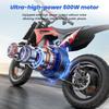 A14 Kids ELECTRIC DIRT BIKE 14 Inch 500W Motor 36V5.2Ah Battery 20-22km Range Shock Absorption, Bluetooth LED Lights