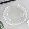 White Mesh Hollow Strand Lace Clothing Fake Collar Shirt Sweater Dress Decorative Fake Collar