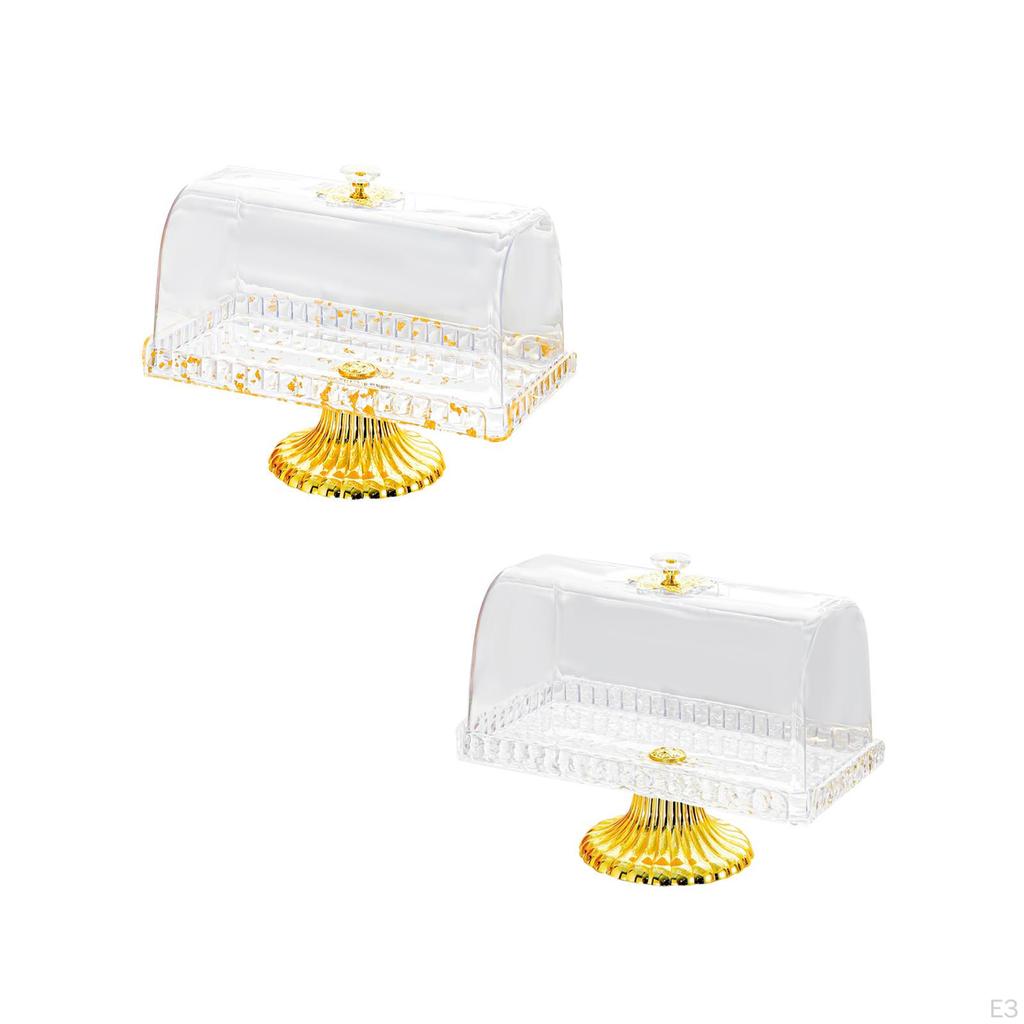 Подставка для торта с крышкой, поднос для демонстрации, многофункциональное блюдо для подачи блюд, тарелка на ножке для закусок