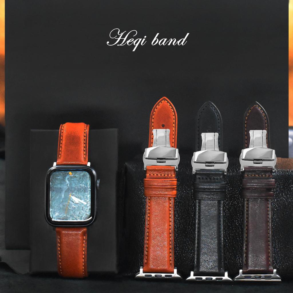 Подходит для Apple Iwatch 8/7 Поколения Apple Кожаные Часы С 42-миллиметровым Ремешком Из Кожи Растительного Дубления