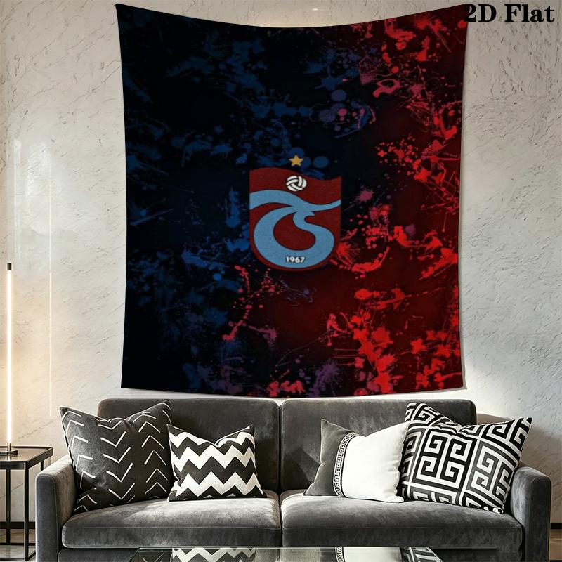Trabzonspor Wall Tapestry Aesthetic Wall Hanging Printed Fabric Blanket Decorative Tapestries for Bedroom Living Room Home Decor