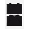 Комплект из 2 предметов без рукавов HM Regular Fit, черный
