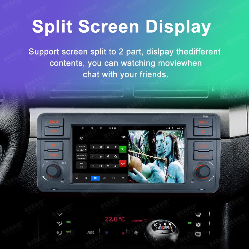 Android 12 Автомобильный радиоприемник с автоматическим Bluetooth-динамиком Navigatio для BMW 3 серии E46 1999-2005 гг. Мультимедийный плеер Carplay Android Auto 4G 8-ядерный WIFI