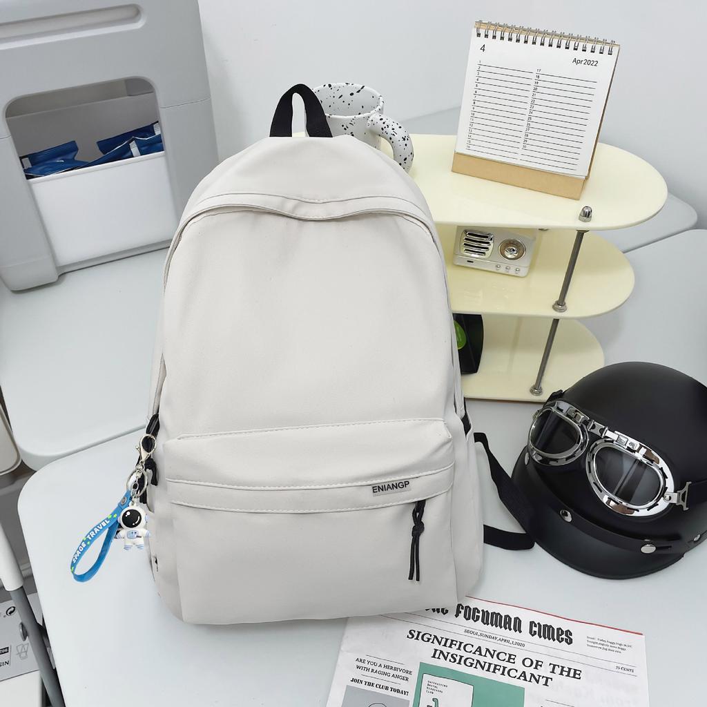 Backpack Men'S Japanese Simple Large Capacity Travel Backpack Women'S Leisure Trend College Student School Bag