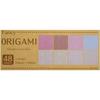 Origami 2 Types 96 Sheets Set Fancy Sweetheart Line (2 Designs 4 Colors (6 Each) Total 48 Sheets) Gingham Check Stenciled Dot