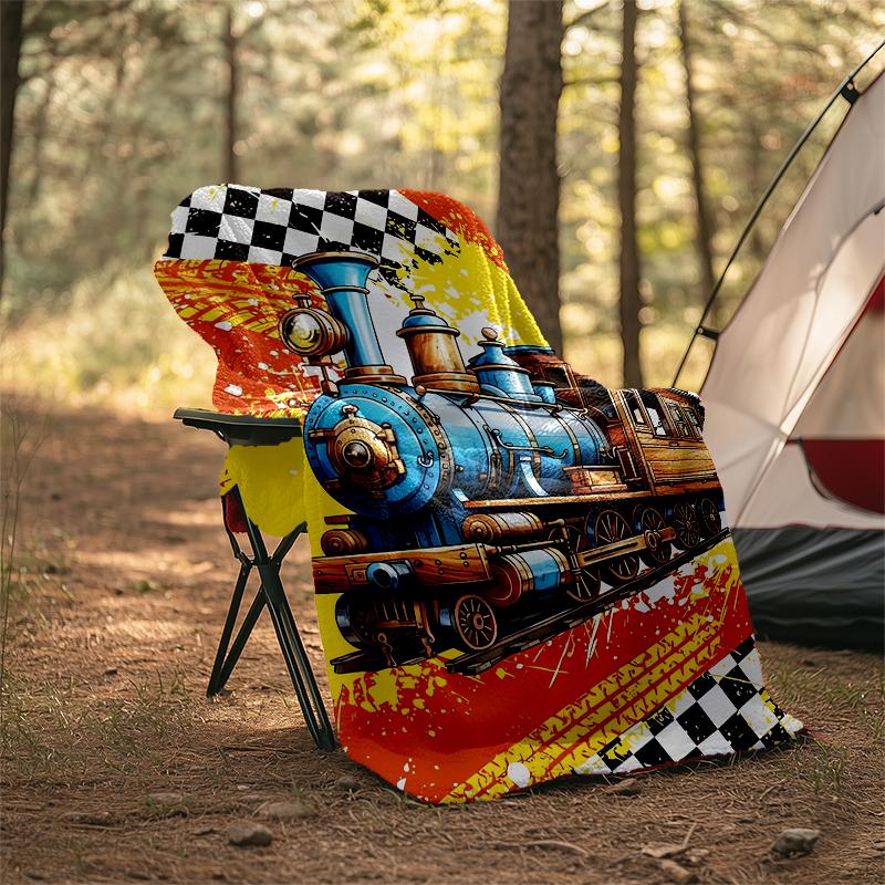 Car Theme Printed Blanket - Perfect for Couch, Bed, Travel & Outdoor Use | Machine Washable, Cozy & Durable.