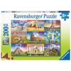 Puzzle Enfant 200 p XXL - Les monuments du monde - Ravensburger - Architecture et monument - Dès 8 ans