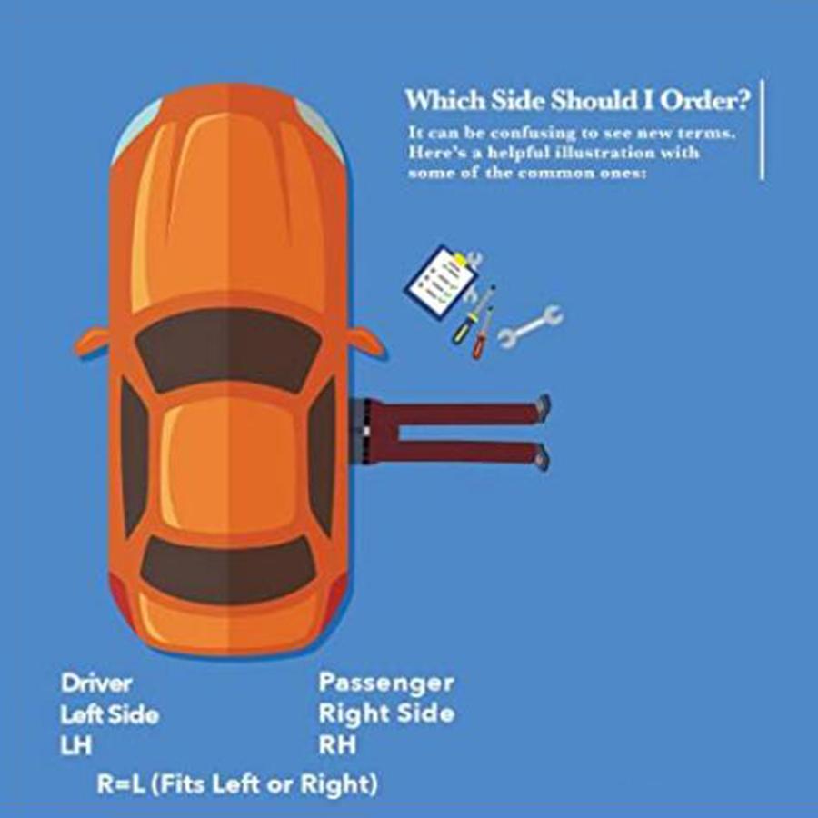 Front Headlight Lamp Bezel Trim LH LF & RH RF Pair for Dodge Challenger 2015-19