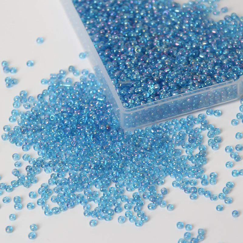Прочные стеклянные бусины 2 мм различных однотонных цветов для изготовления украшений своими руками
