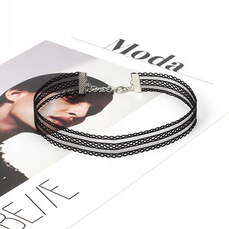 Choker Lace Embroidery Black Necklace Gothic Ch09
