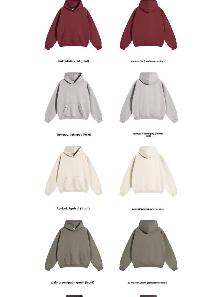 ARTIE 2024 Men's & Women's Heavy 430g Terry Hoodie: High-Quality Trendy Wear