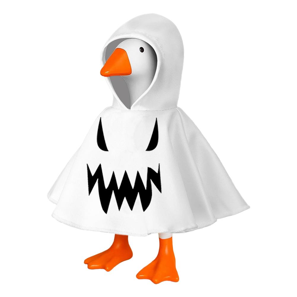 7-дюймовая толстовка с капюшоном для Хэллоуина для статуи гуся, миниатюрная одежда, толстовка для настольного гуся, декор стола